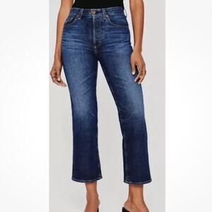 AG Adriano  Goldschmied Kinsley High Rise Crop Jeans